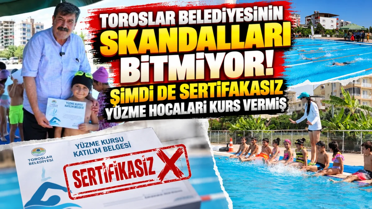 Mersin'de Belediye Havuzları Gündemde! 14 Antrenörden 4'ünün Belgesi Olduğu İddiası
