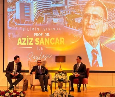 Aziz Sancar Mersin’de Sağlık Çalışanlarıyla Buluştu