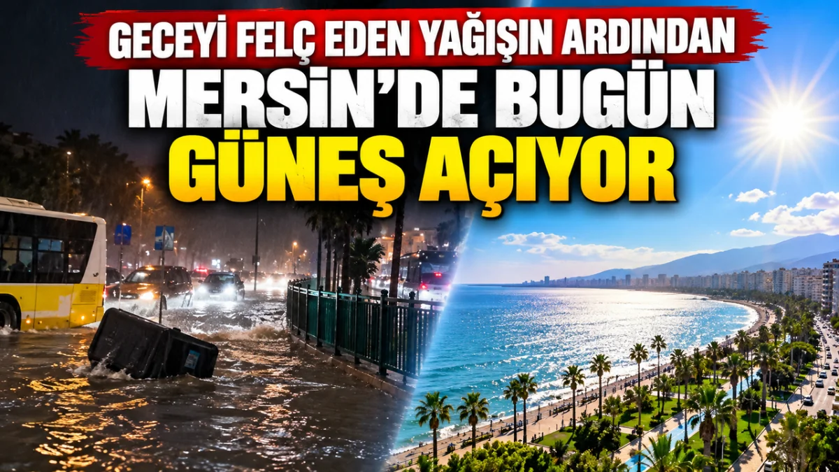 Mersin Kabus Yaşadığı Gece'den Sonra Bugün Güneşli Bir Gün Yaşayacak.